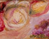 皮埃尔 奥古斯特 雷诺阿 : Roses with a Landscape